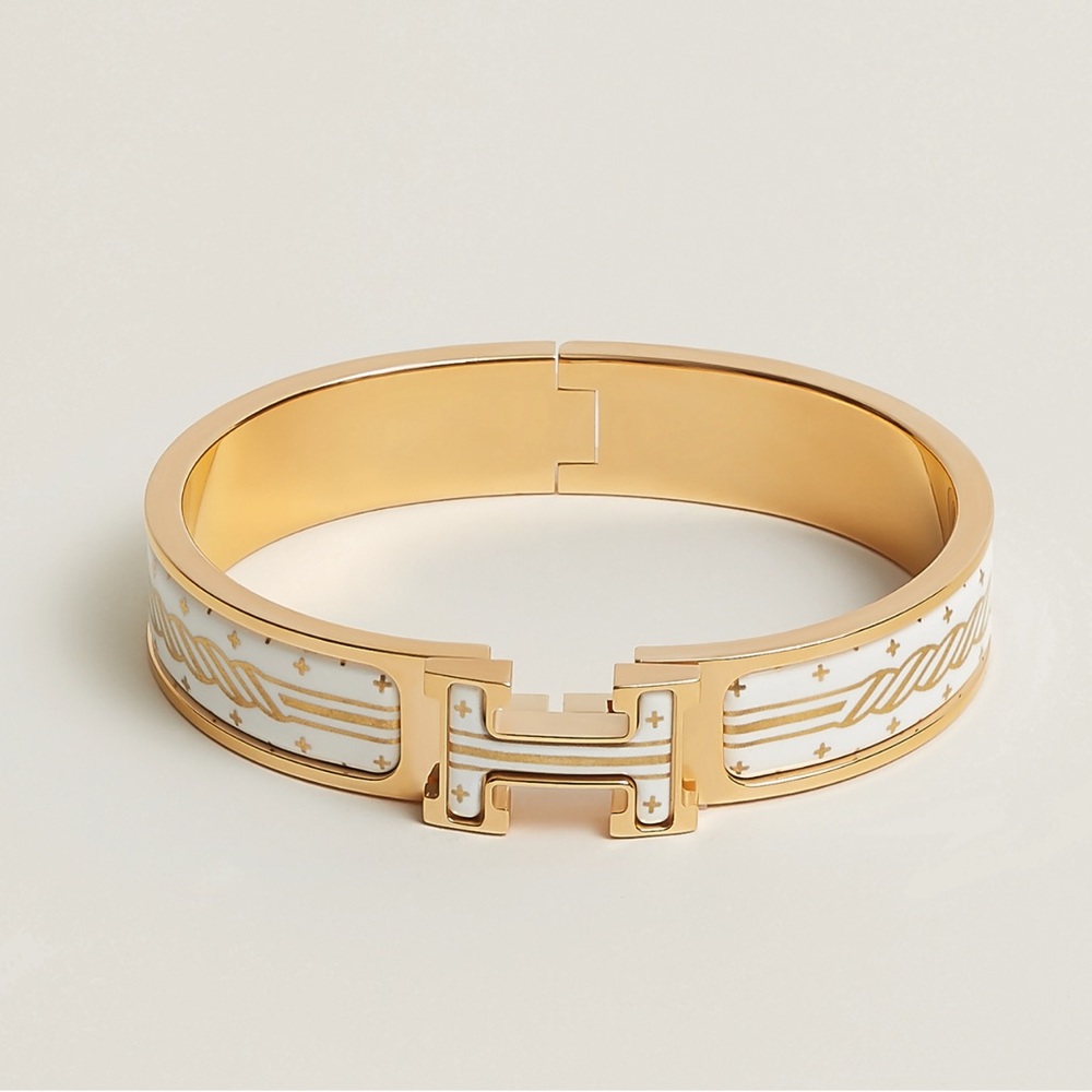 Clic H Quadridge Au Fil Bracelet